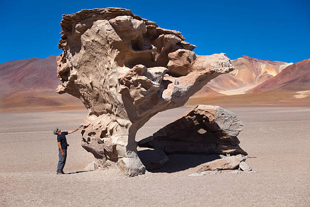 Strong winds carry volcanic sand to create this beautiful sculptureOther Images from Bolivia
